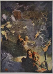 Sledging by torchlight